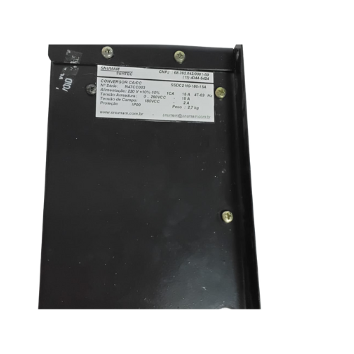 Conversor CA/CC 220V 15A Snumam Sertec - Imagem 2